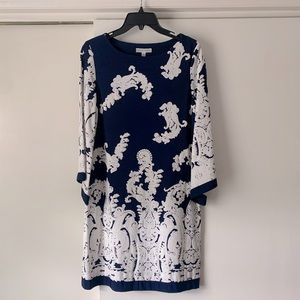 Bell sleeve/paisley dress